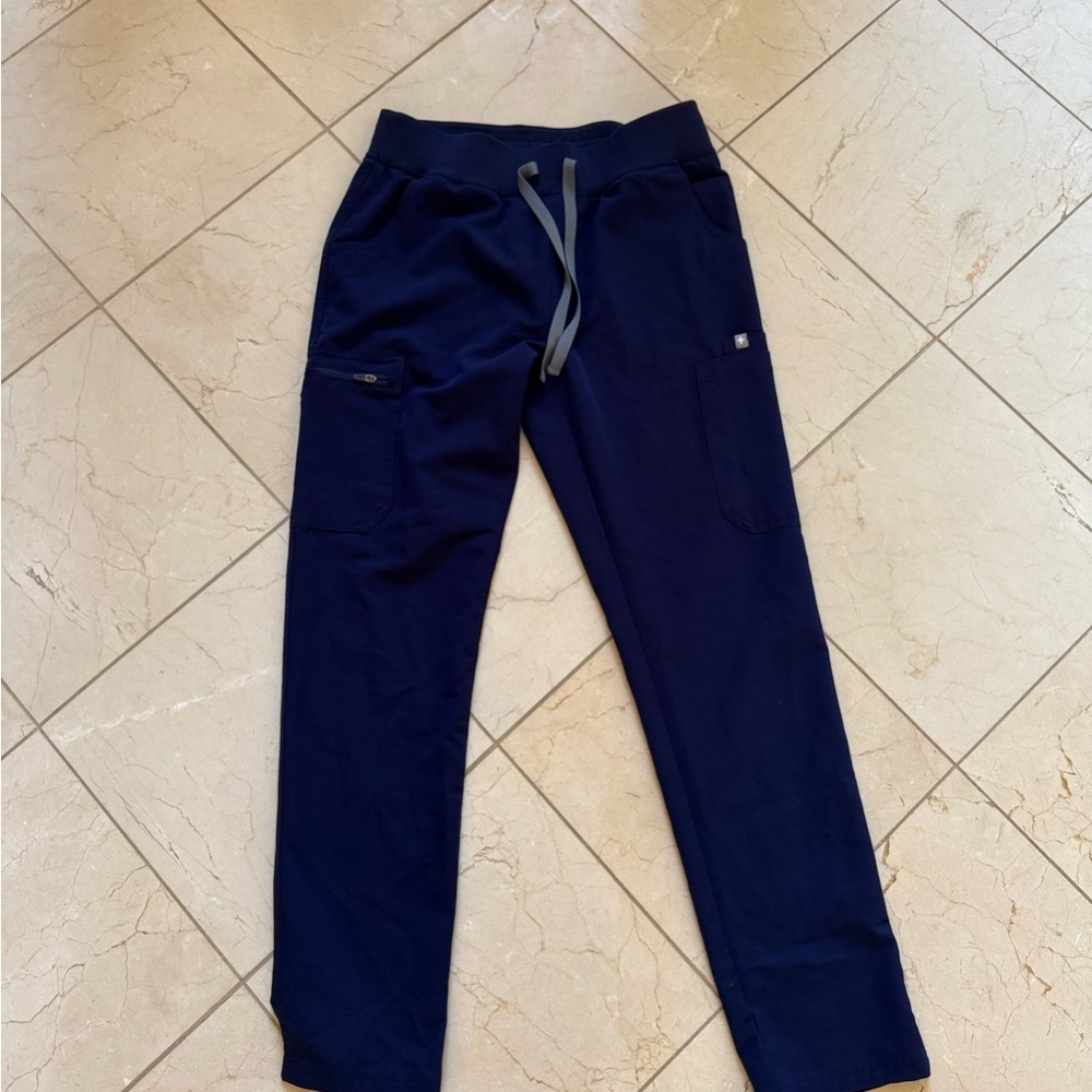 Figs Navy Straight Leg Women's Pants